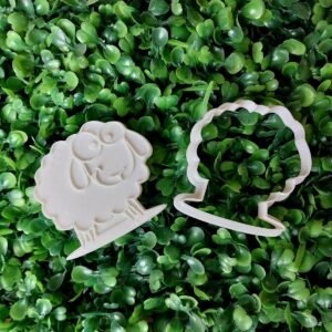 Sheep Cookie Cutter&Stamp