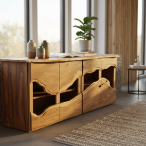Natural Wood Buffet