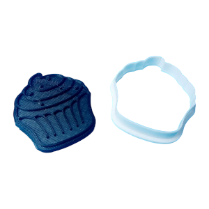 Cup Cake cookie cutter&stamp