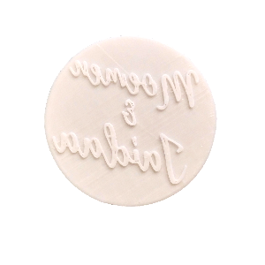 Cookie stamp with name