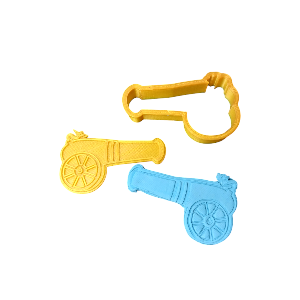 Efftar Cannon cookie cutter&stamp