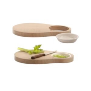 Cutting Board With Dish