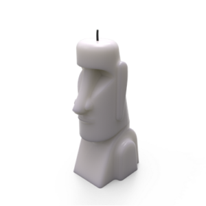 Easter island candle