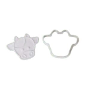 Cow Face Cookie Cutter&stamp